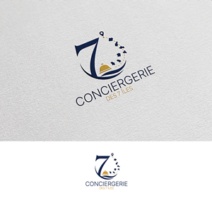 Diseño de Logo por Afsana_Hoque para Conciergerie des 7 Îles | Diseño: #37178405