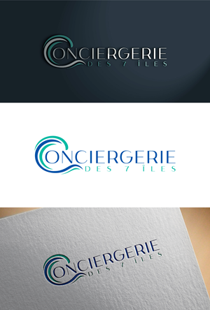 Diseño de Logo por ariba6269 para Conciergerie des 7 Îles | Diseño: #37176986