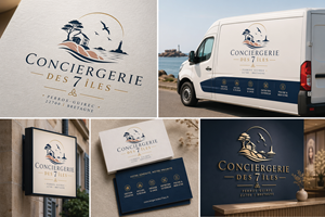 Diseño de Logo por Najmul271 para Conciergerie des 7 Îles | Diseño: #37177989