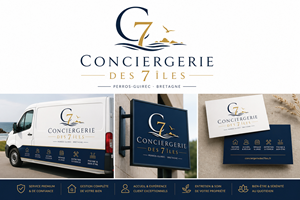 Diseño de Logo por Najmul271 para Conciergerie des 7 Îles | Diseño: #37196665