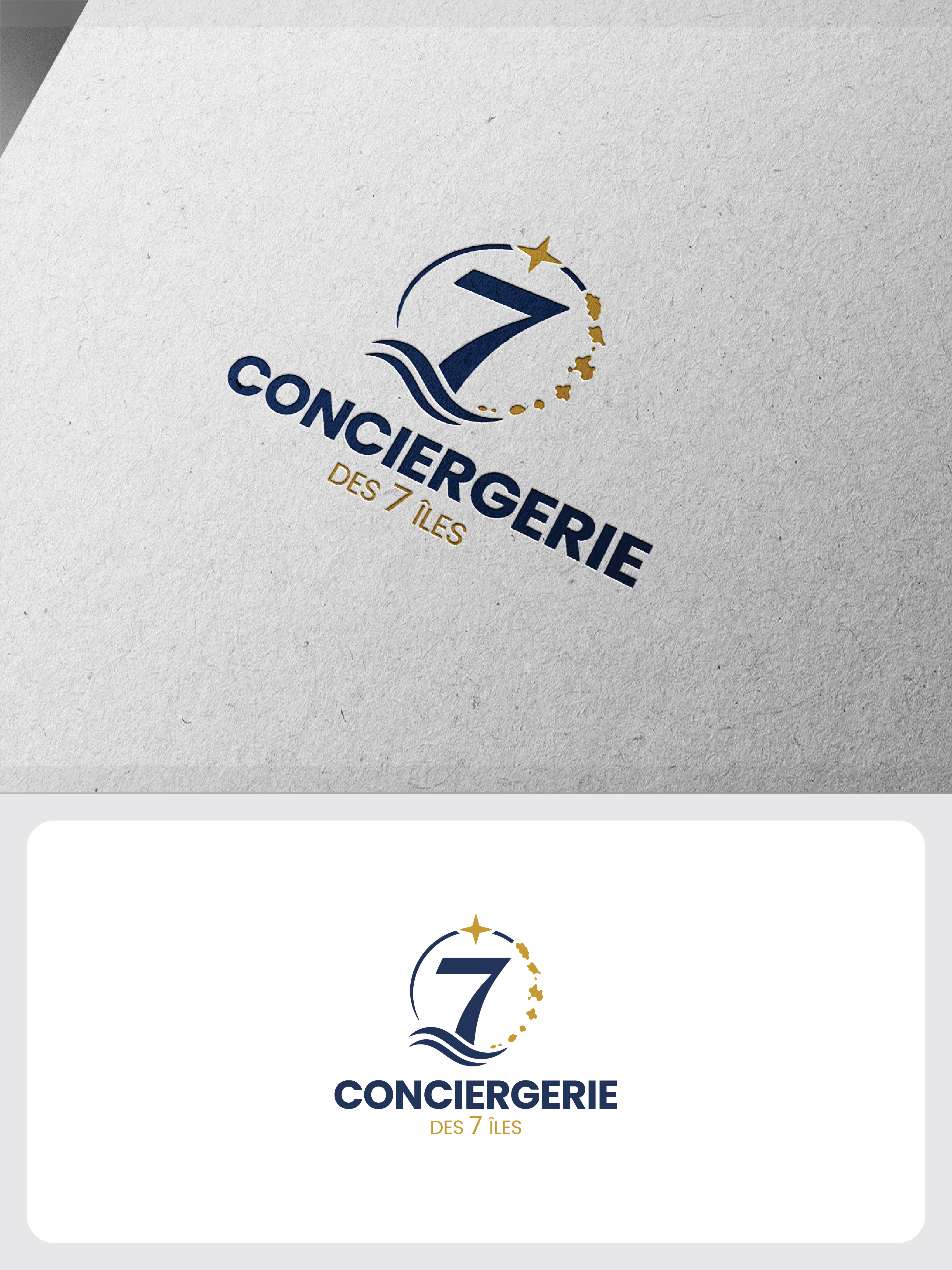 Logo Design by raju.creative for Conciergerie des 7 Îles | Design #37177979