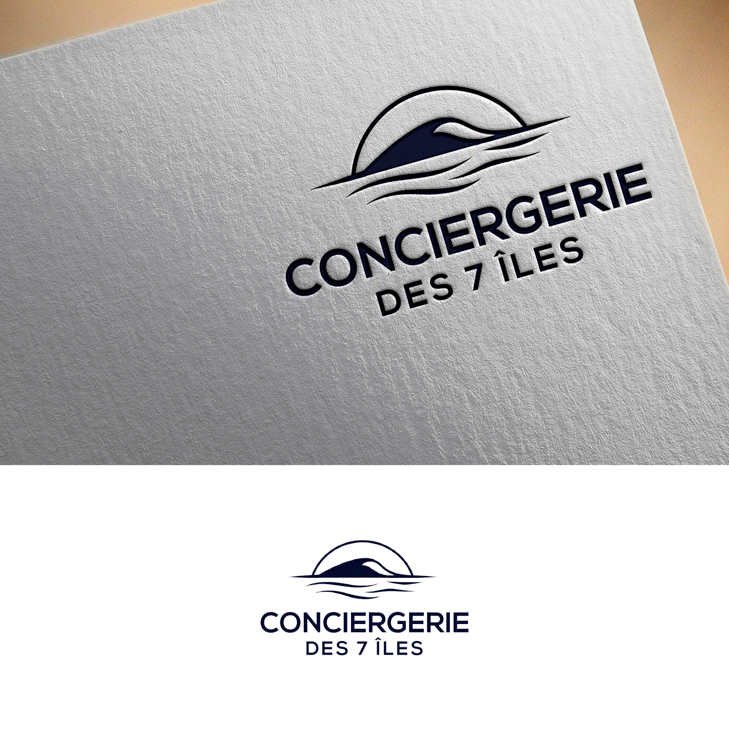 Diseño de Logo por Mehedi100 para Conciergerie des 7 Îles | Diseño #37176935