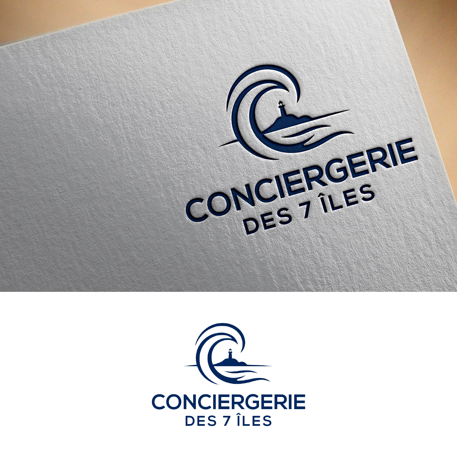 Diseño de Logo por Mehedi100 para Conciergerie des 7 Îles | Diseño #37176936