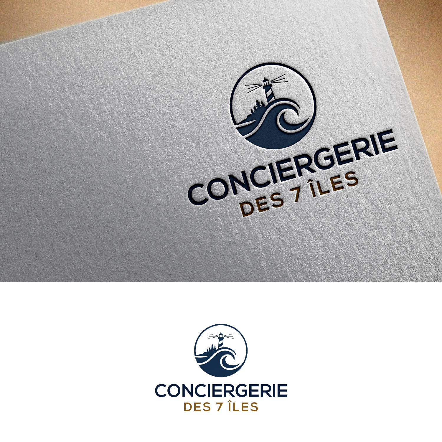 Diseño de Logo por Mehedi100 para Conciergerie des 7 Îles | Diseño #37176937