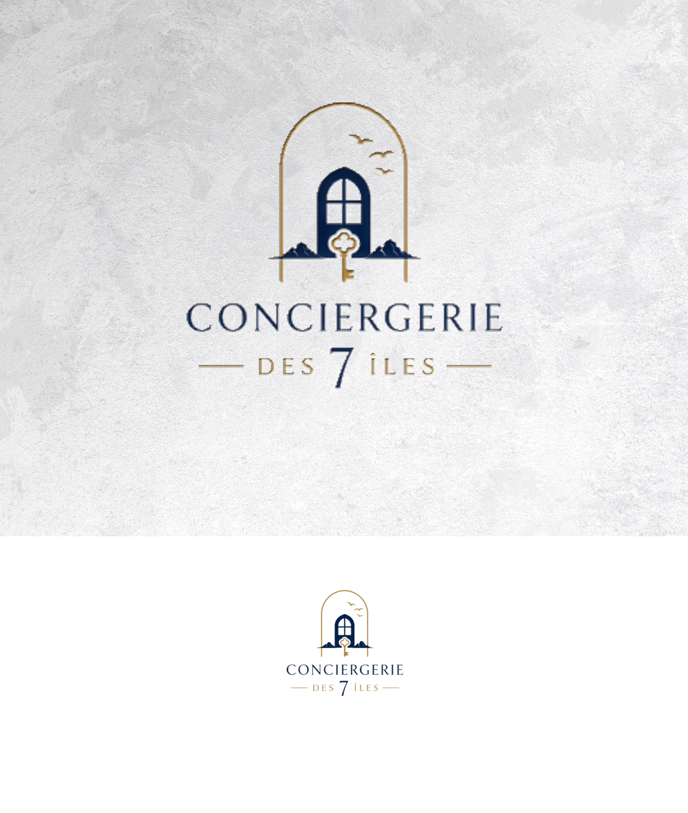 Diseño de Logo por sonu.CR para Conciergerie des 7 Îles | Diseño #37191277