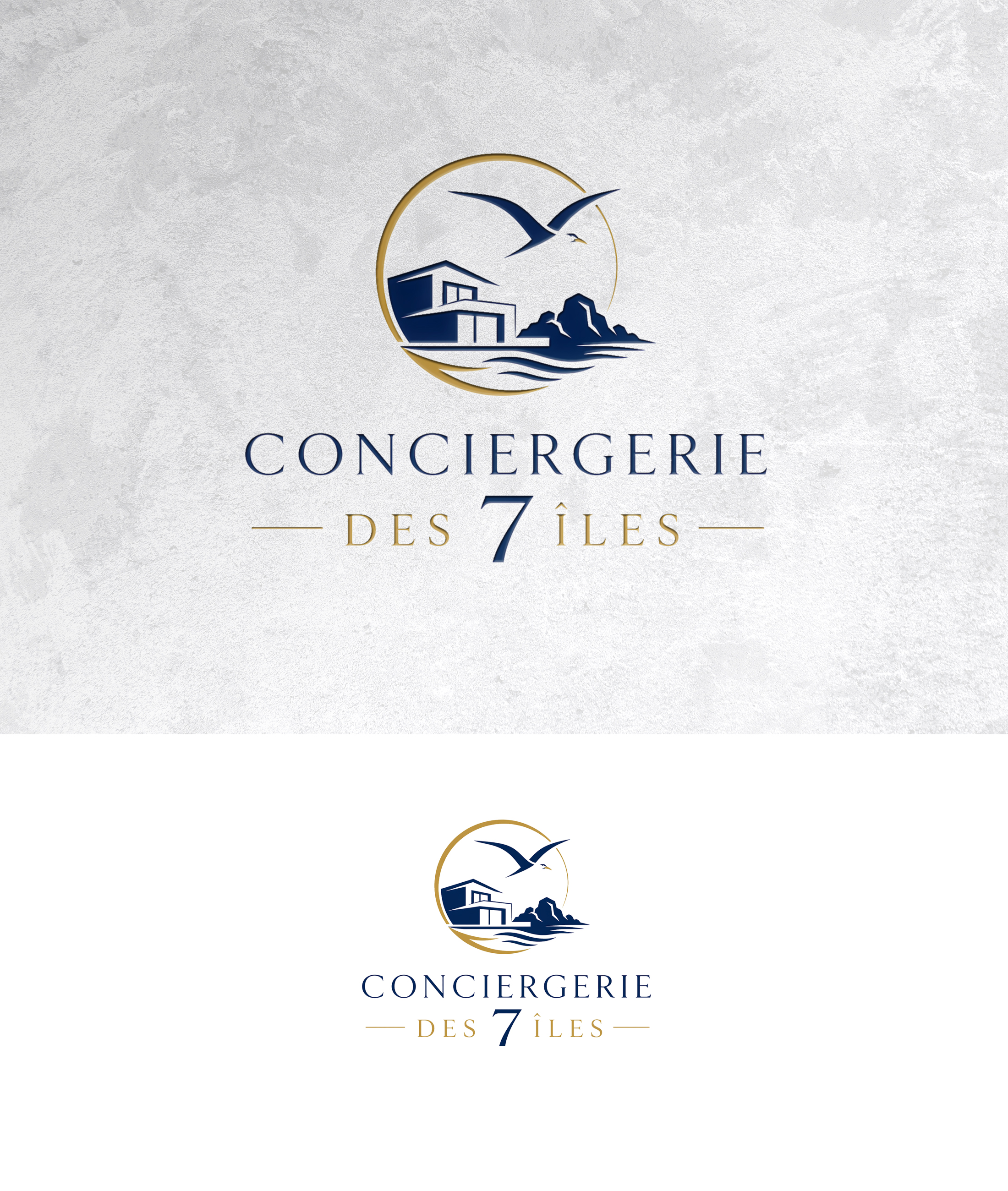 Diseño de Logo por sonu.CR para Conciergerie des 7 Îles | Diseño #37191279