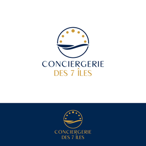 Logo Design by Creative5 for Conciergerie des 7 Îles | Design: #37223294