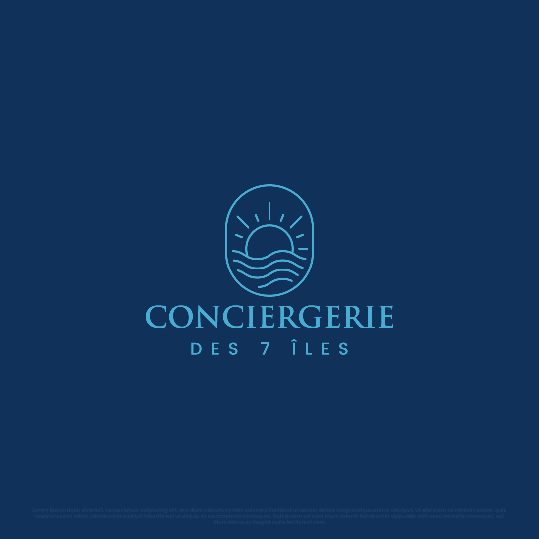 Diseño de Logo por Kayla Studio para Conciergerie des 7 Îles | Diseño #37175432