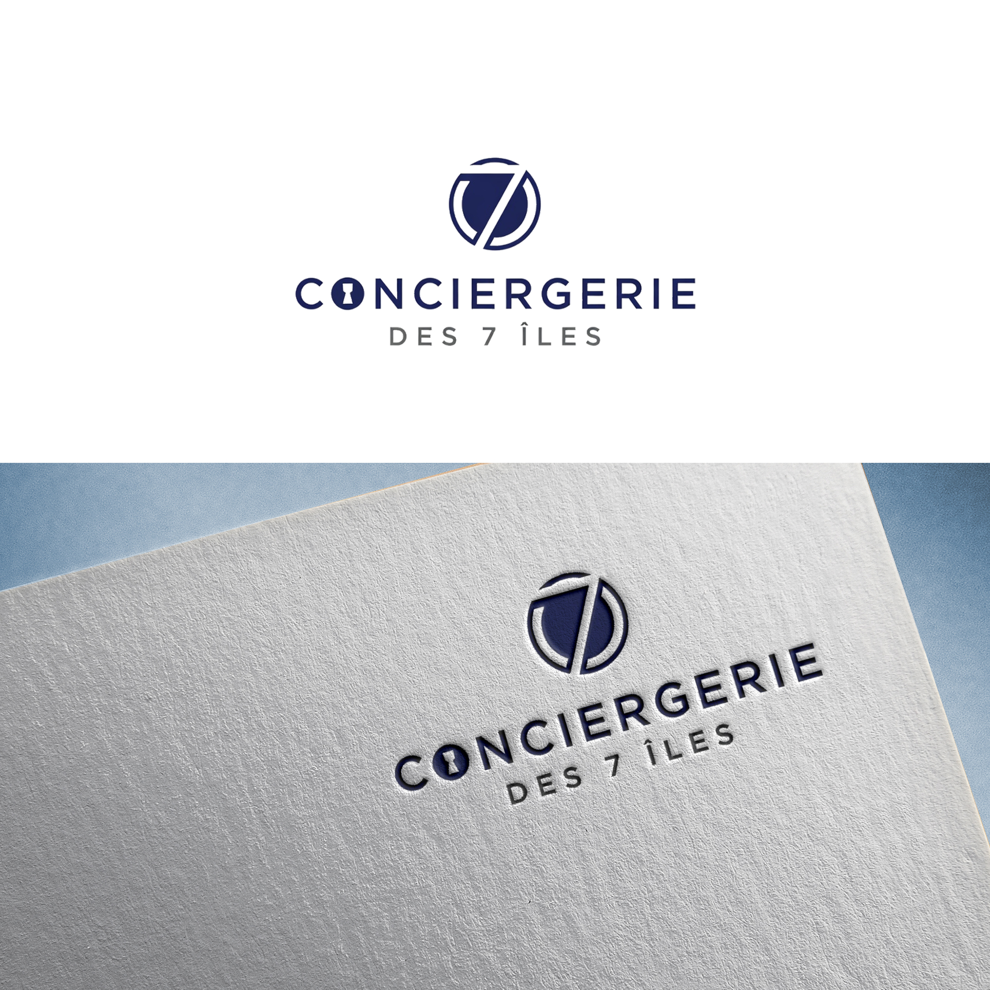 Diseño de Logo por Ultra Creations para Conciergerie des 7 Îles | Diseño #37180959