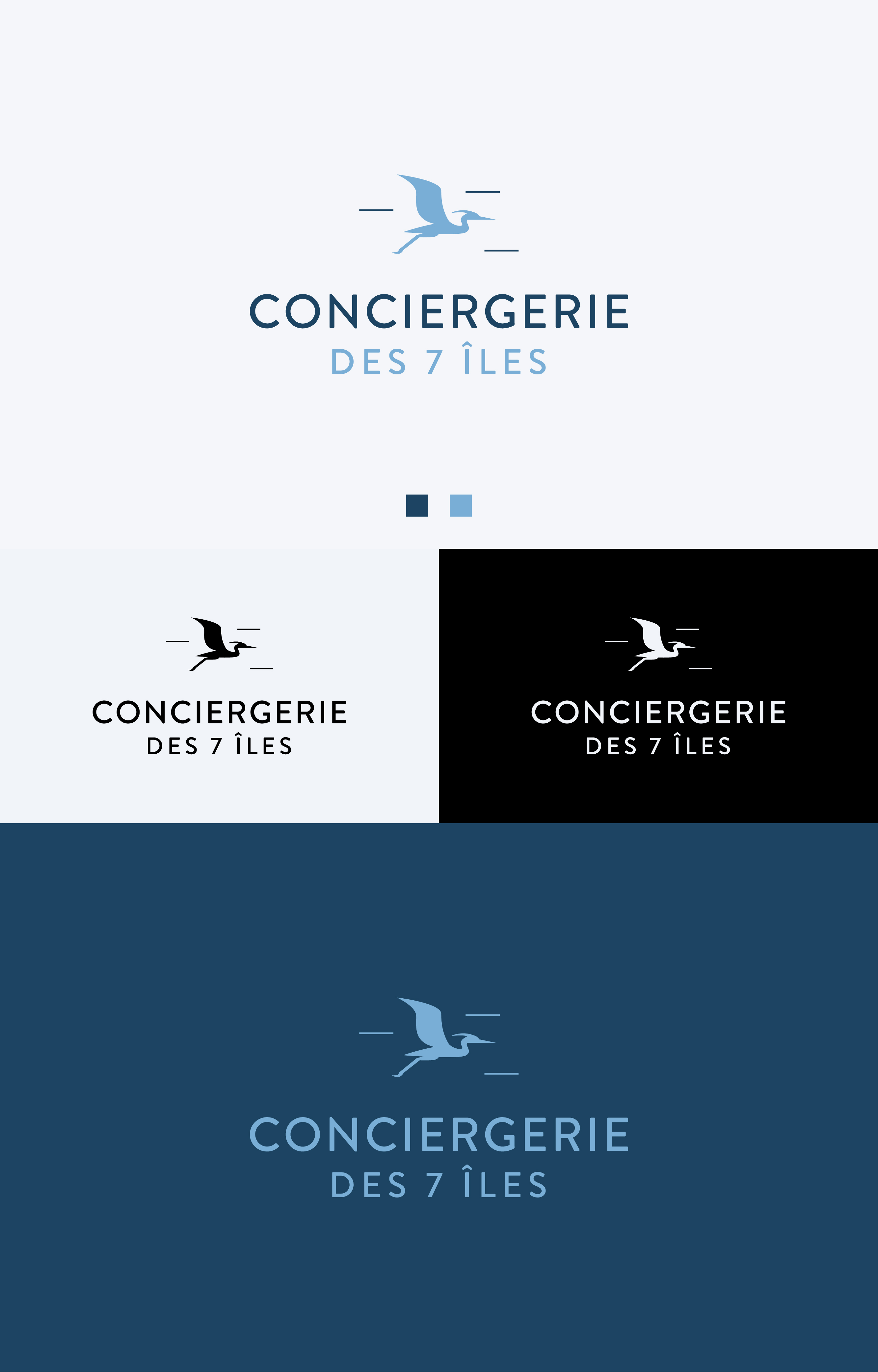 Diseño de Logo por Riad | Branding & Logo Expert para Conciergerie des 7 Îles | Diseño #37219677