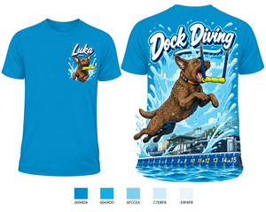 Dock diving event with Luka