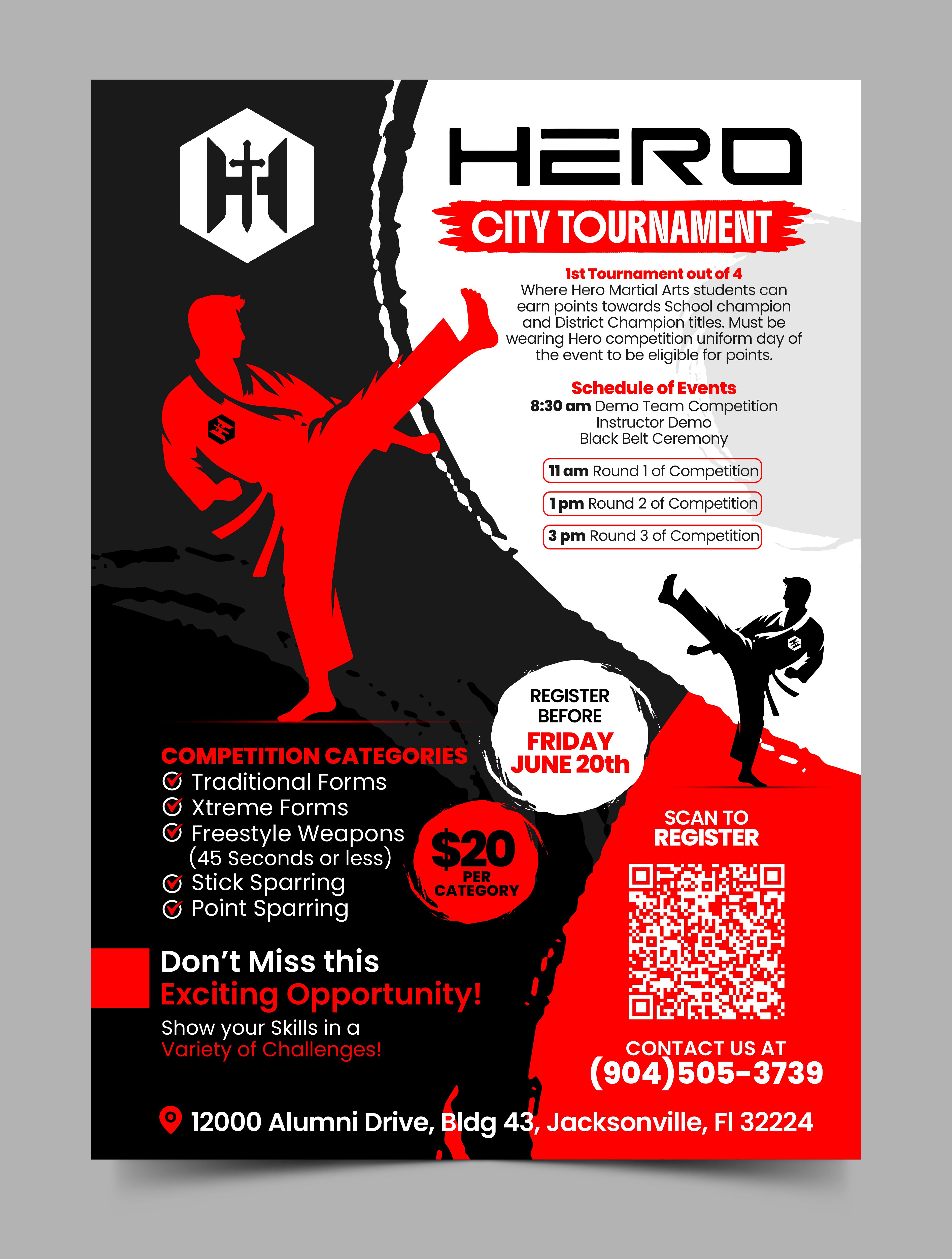 Flyer-Design von Rajneesha für Kick Fire Martial Arts  | Design #37175737