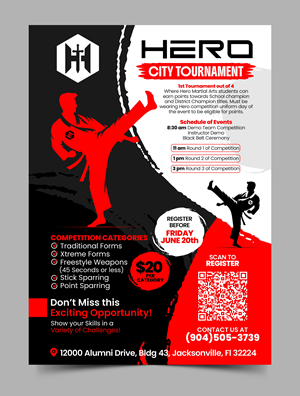 Flyer-Design von Rajneesha für Kick Fire Martial Arts  | Design: #37175737