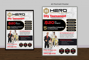 Flyer-Design von Impressive Designs für Kick Fire Martial Arts  | Design: #37176857