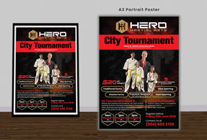Flyer-Design von Impressive Designs für Kick Fire Martial Arts  | Design: #37176859