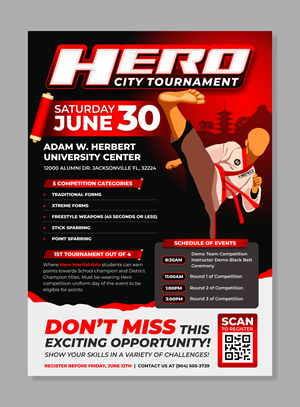 Flyer-Design von Dzhafir für Kick Fire Martial Arts  | Design: #37176442