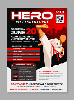 Flyer-Design von Dzhafir für Kick Fire Martial Arts  | Design: #37177112