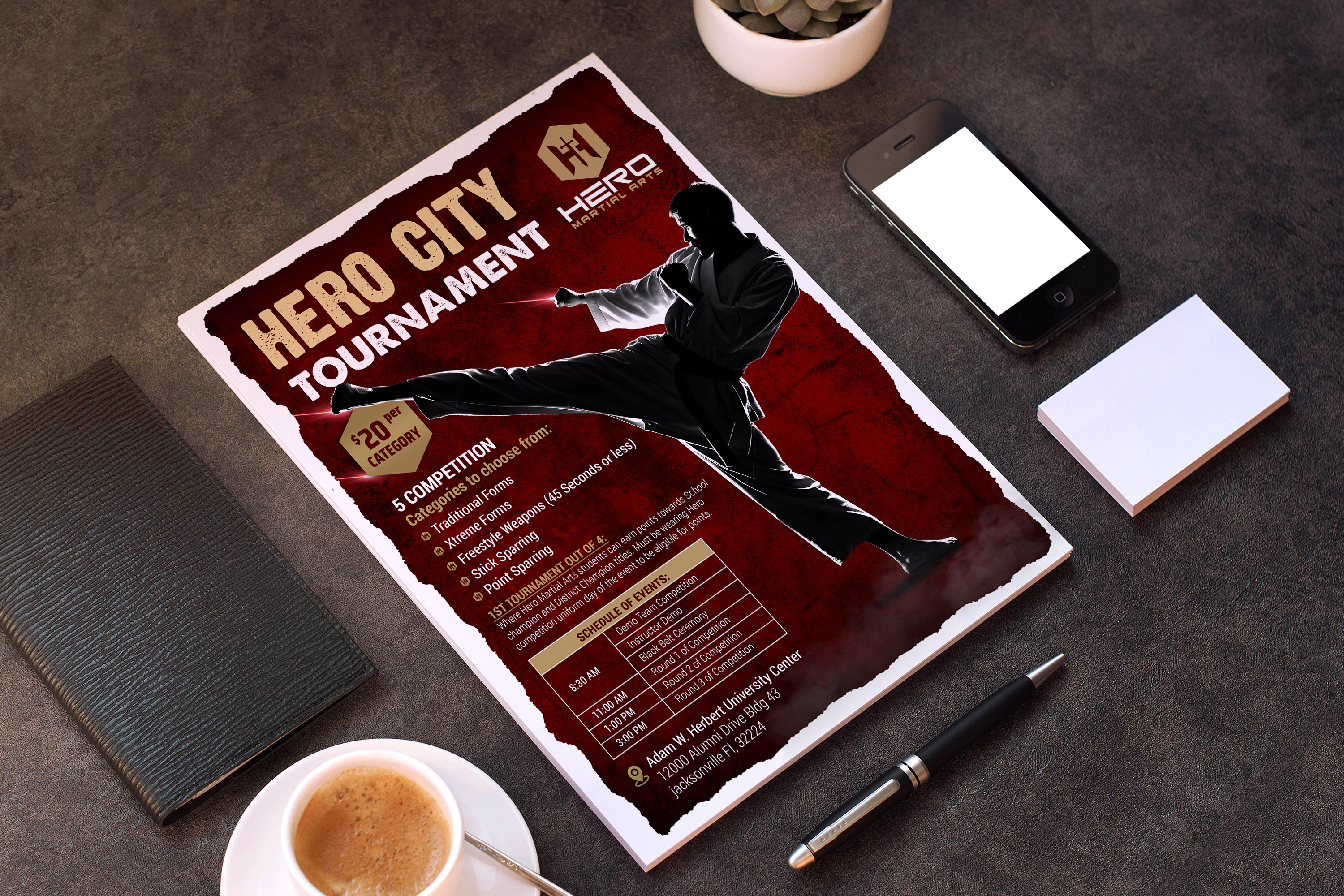 Flyer-Design von GraphicsGuru für Kick Fire Martial Arts  | Design #37177207