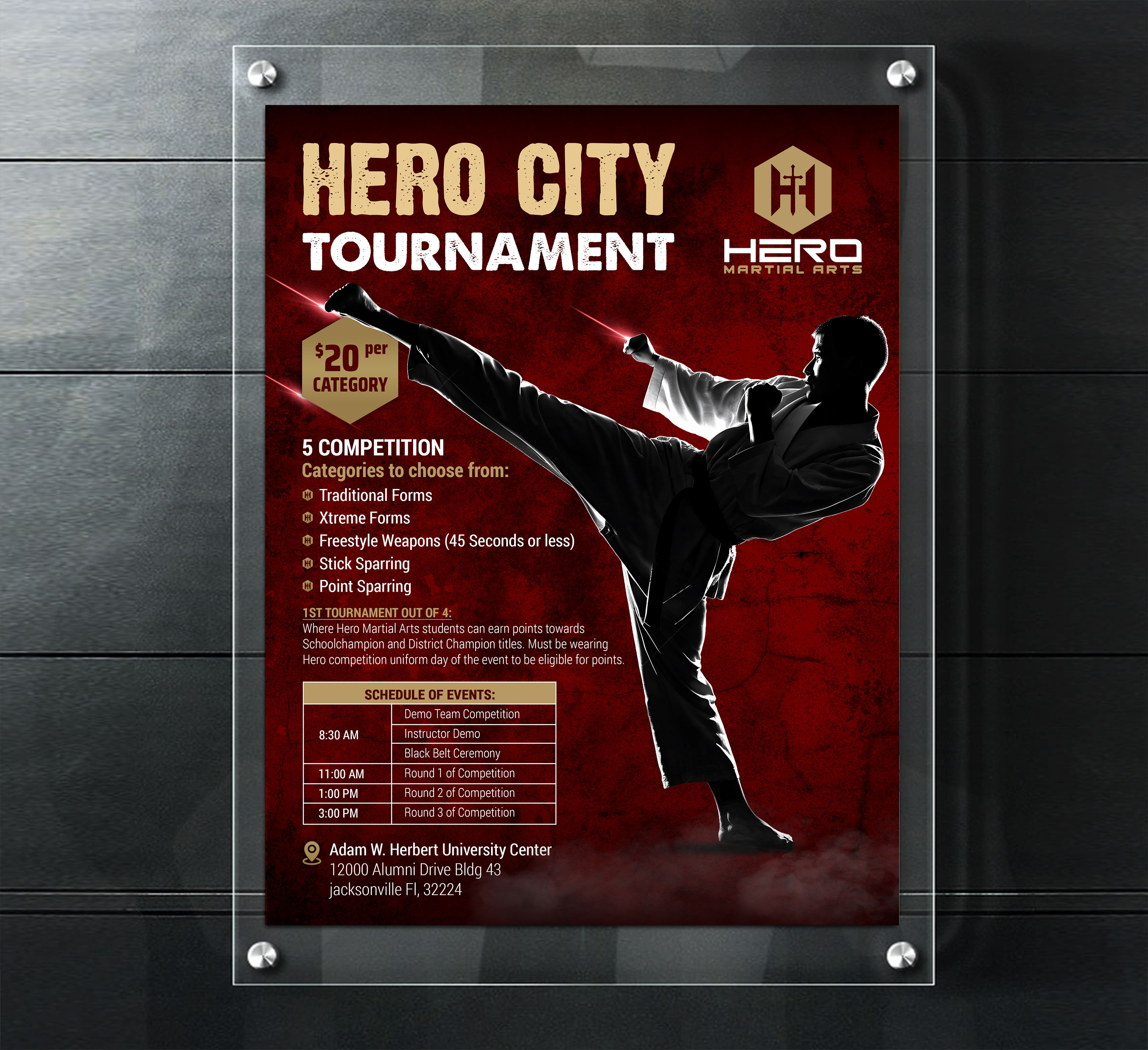 Flyer-Design von GraphicsGuru für Kick Fire Martial Arts  | Design #37177311
