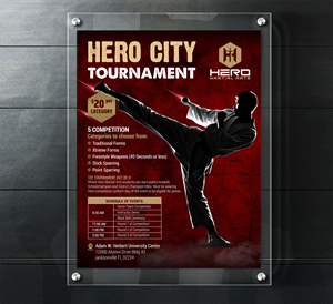 Flyer-Design von GraphicsGuru für Kick Fire Martial Arts  | Design: #37177311