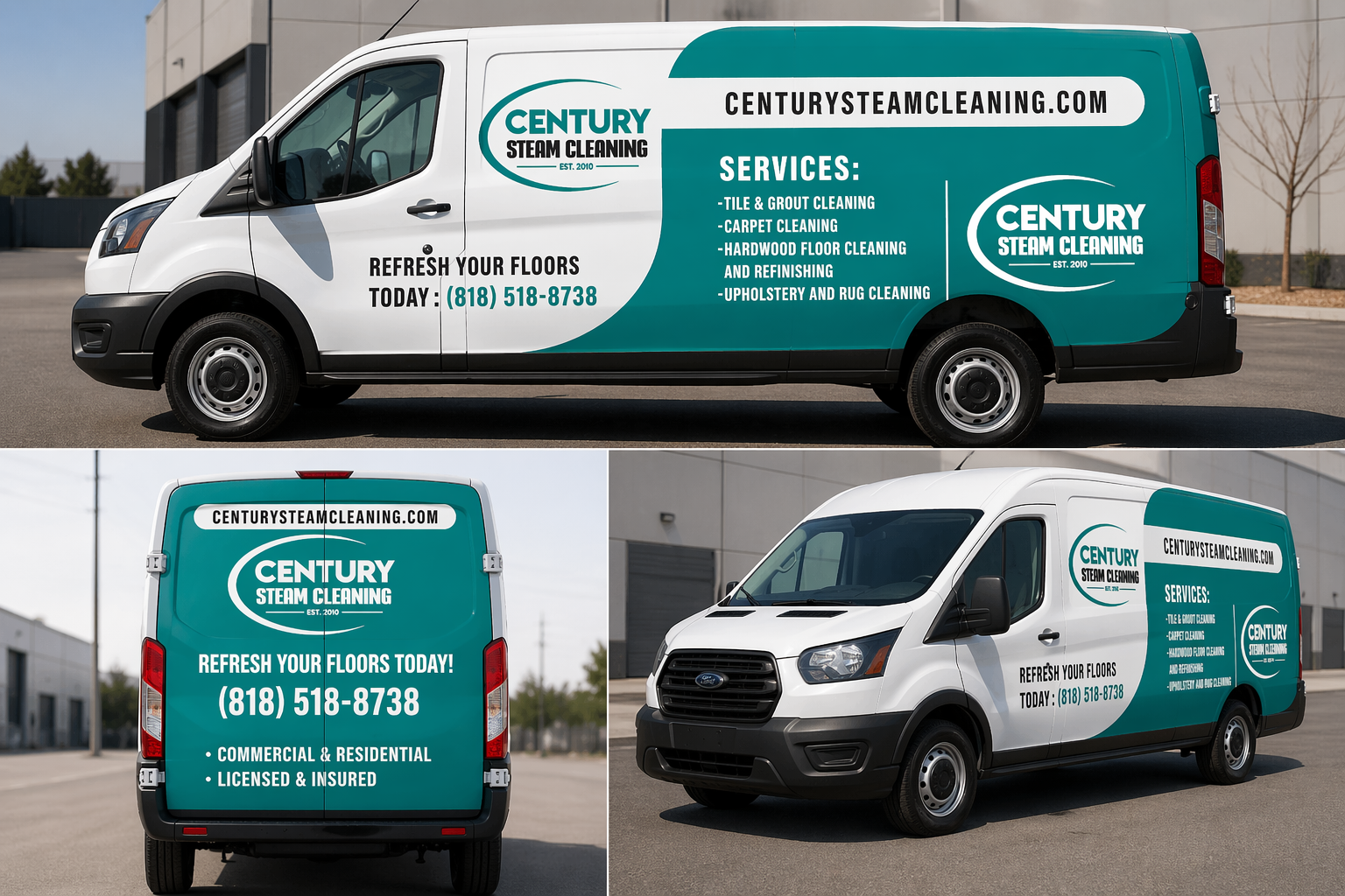 Car Wrap Design by Ha.Connick for Century Steam Cleaning | Design #37182600
