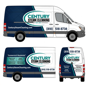 Car Wrap Design by S@LM@™ for Century Steam Cleaning | Design: #37208387