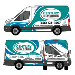 Car Wrap Design by BEANDESIGN^_^ for Century Steam Cleaning | Design: #37208381