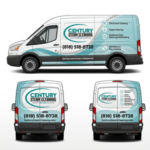 Car Wrap Design by BEANDESIGN^_^ for Century Steam Cleaning | Design: #37208382