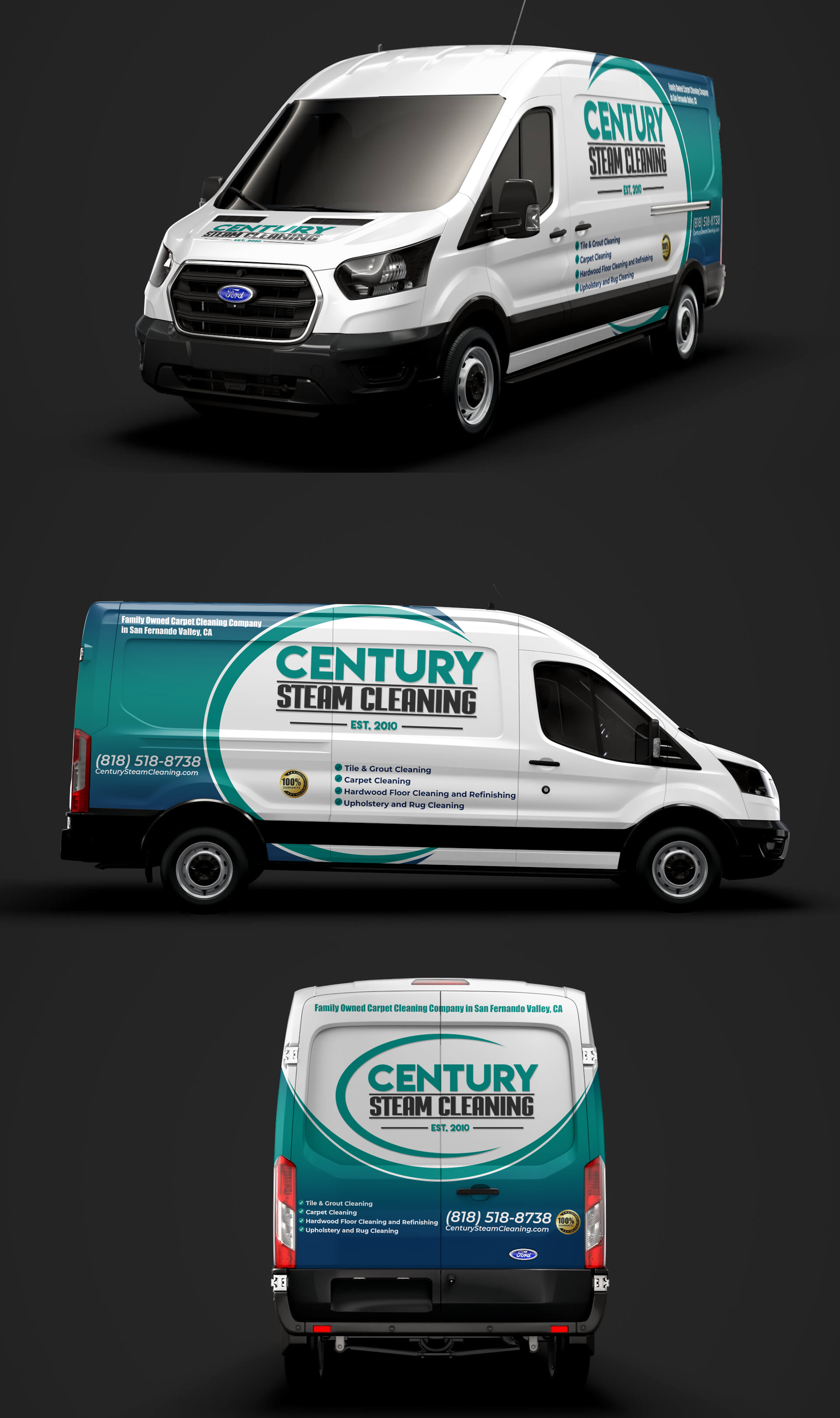 Car Wrap Design by AZ_Studio for Century Steam Cleaning | Design #37181288