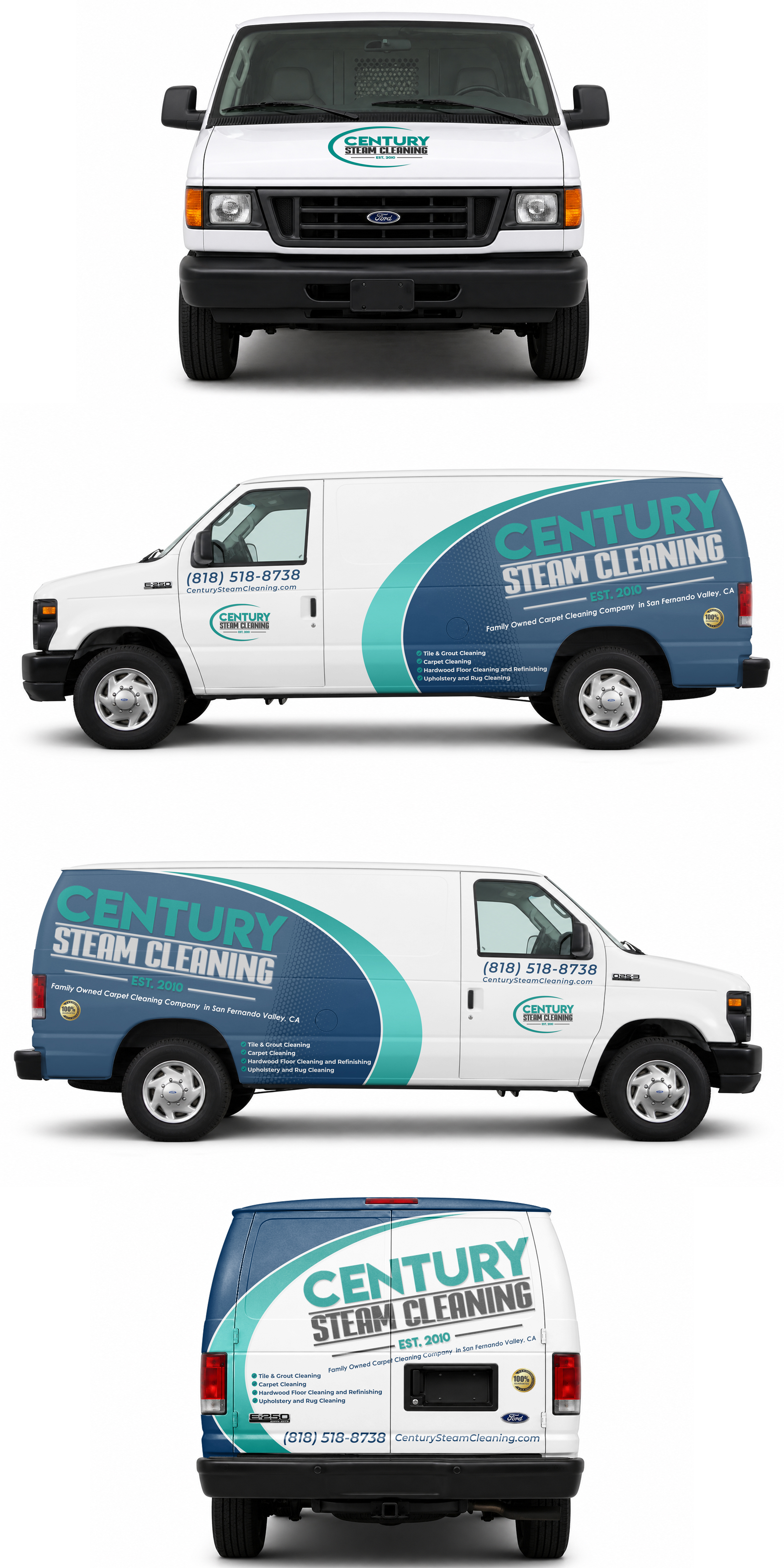 Car Wrap Design by AZ_Studio for Century Steam Cleaning | Design #37199287