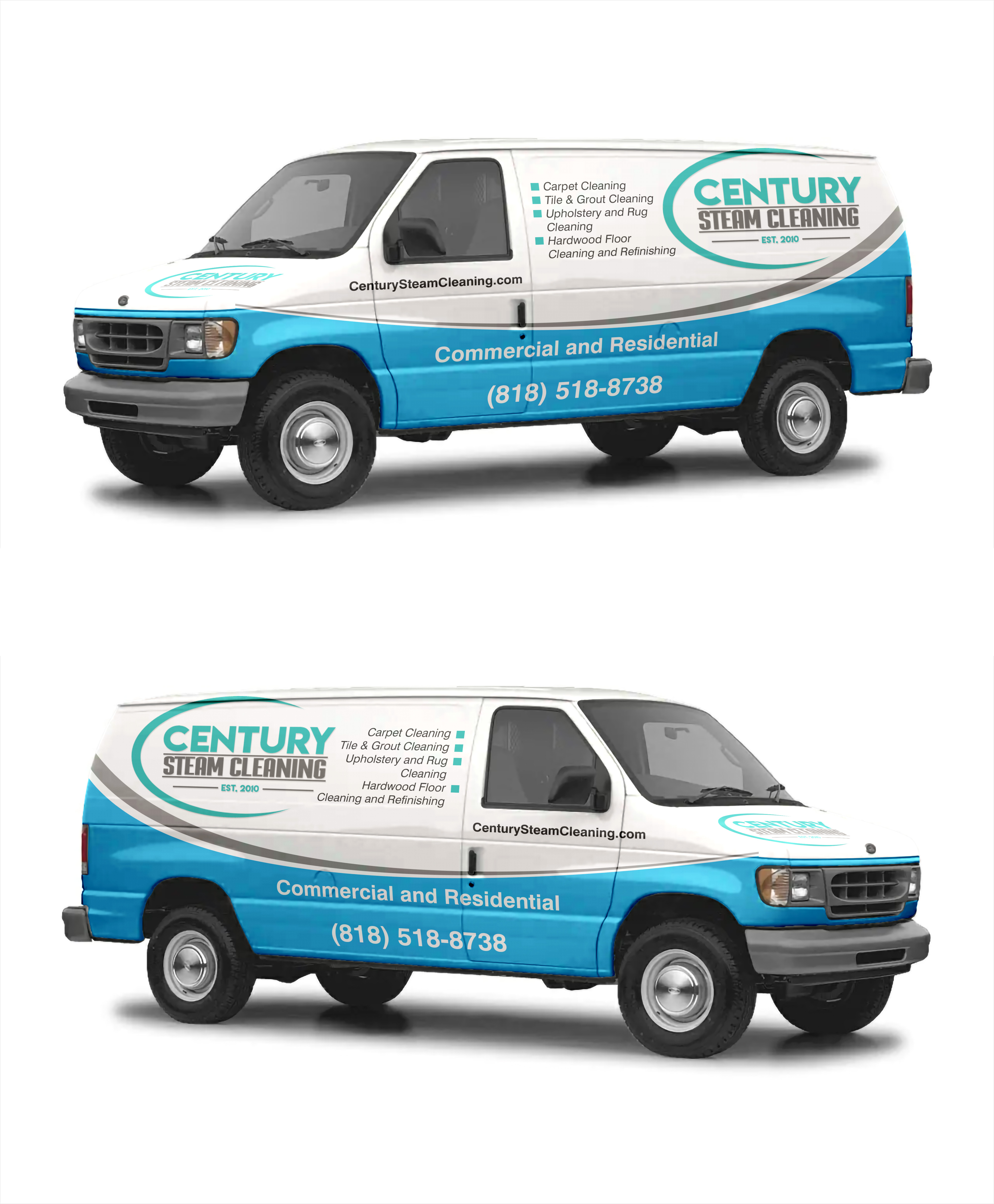 Car Wrap Design by tamtama for Century Steam Cleaning | Design #37207143