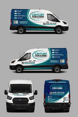 Car Wrap Design by ANGGI MAULANA PRAKOSO for Century Steam Cleaning | Design #37188392