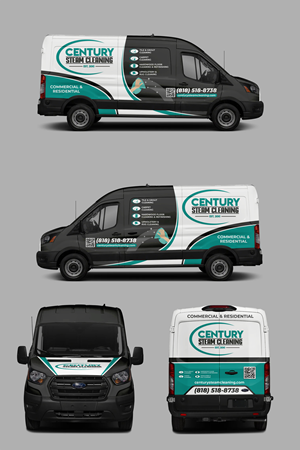 Car Wrap Design by ANGGI MAULANA PRAKOSO for Century Steam Cleaning | Design: #37188396
