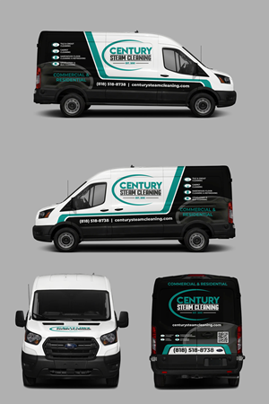 Car Wrap Design by ANGGI MAULANA PRAKOSO for Century Steam Cleaning | Design: #37188404