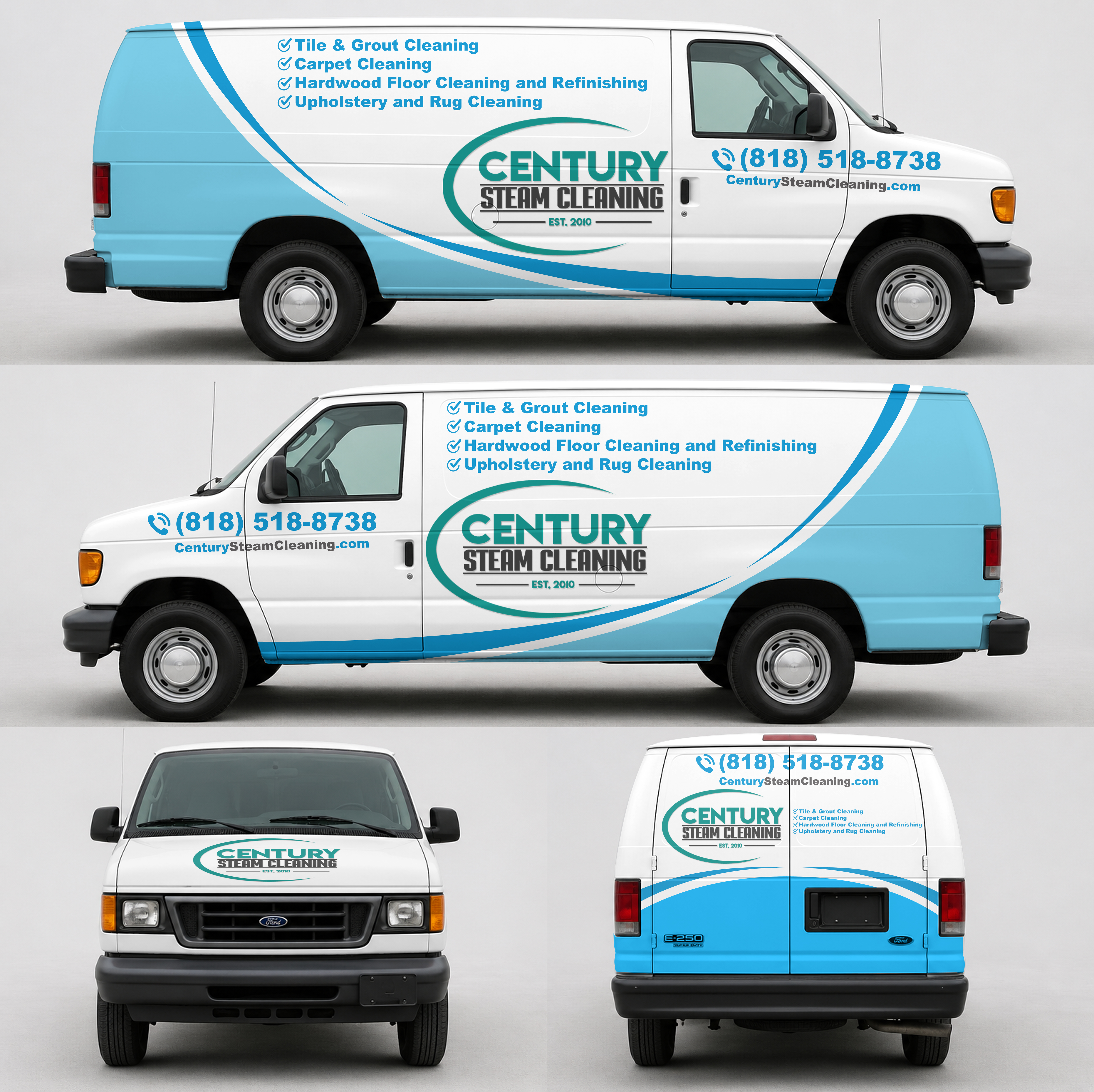 Car Wrap Design by Yayan gesuter for Century Steam Cleaning | Design #37200011