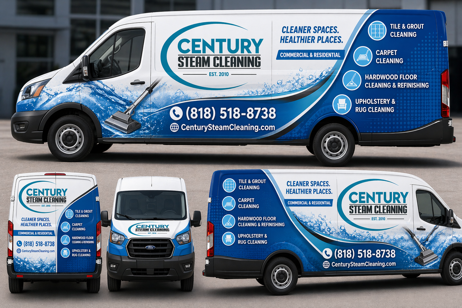 Car Wrap Design by Riyad for Century Steam Cleaning | Design: #37188142