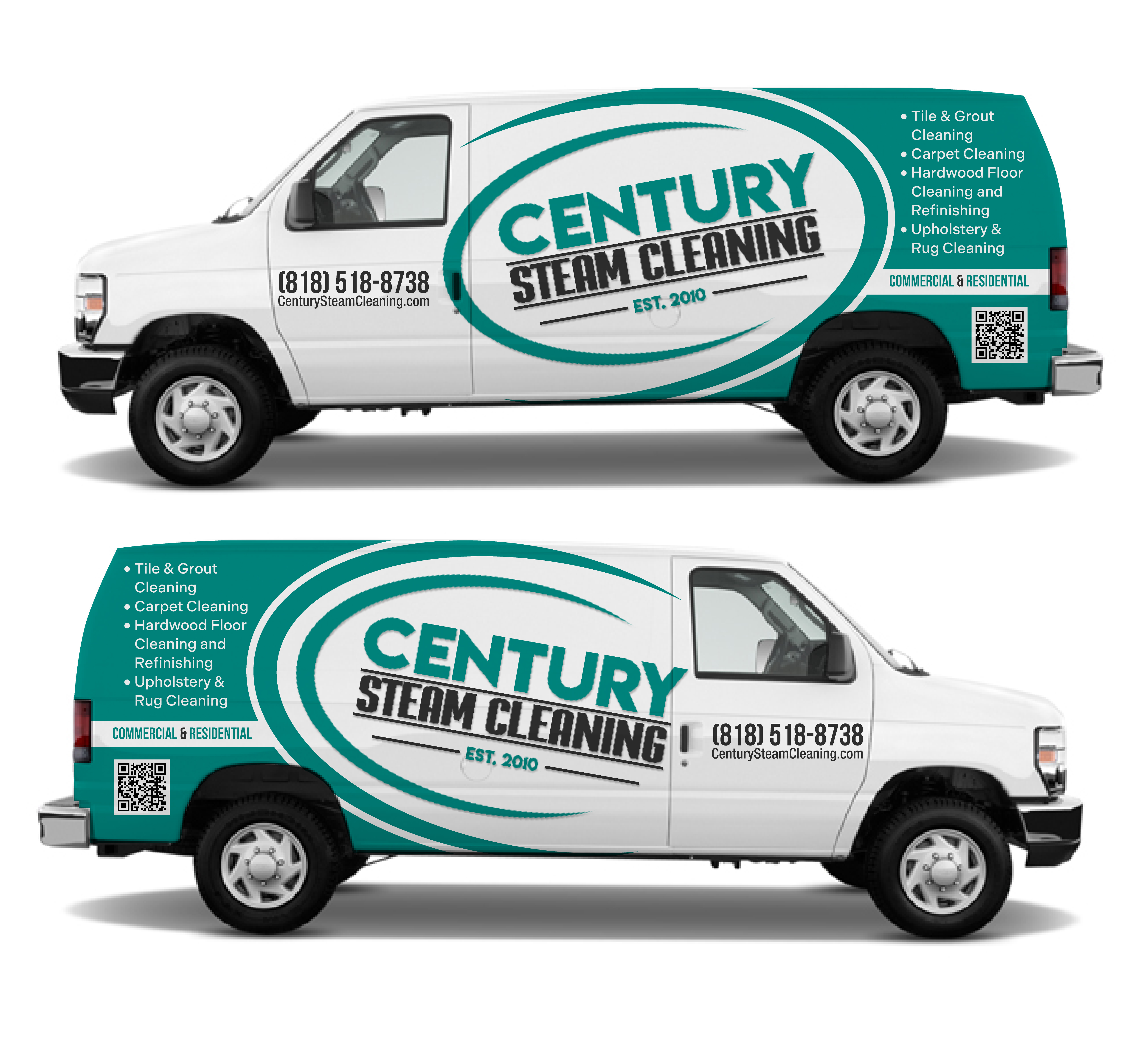 Car Wrap Design by VCreativeidea for Century Steam Cleaning | Design #37207454