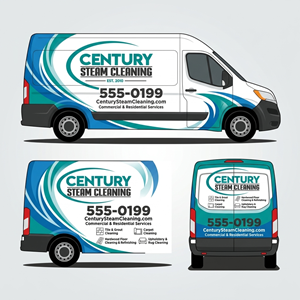 Car Wrap Design by milan12 2 for Century Steam Cleaning | Design: #37208378