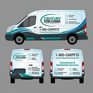 Car Wrap Design by milan12 2 for Century Steam Cleaning | Design: #37208379
