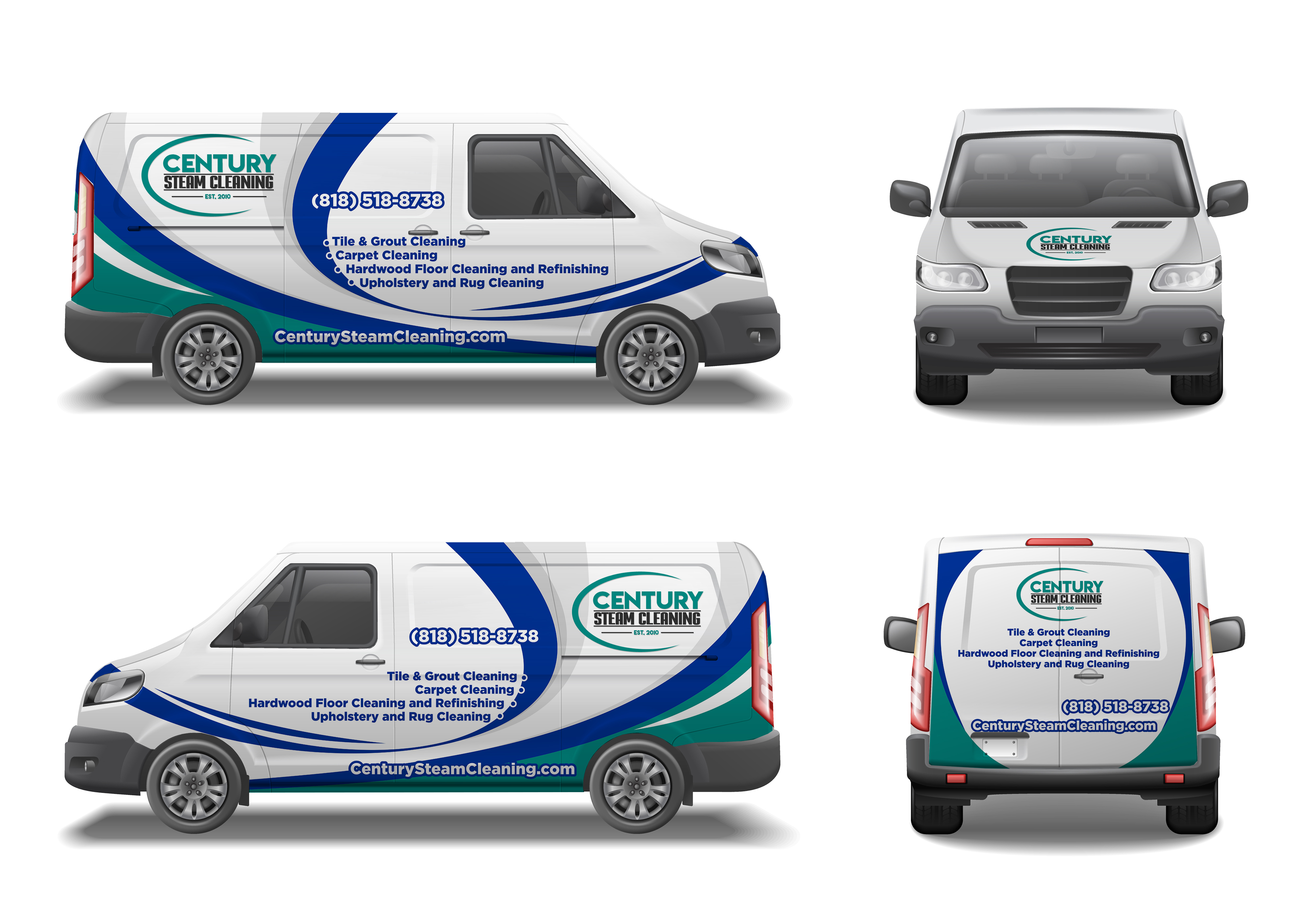 Car Wrap Design by kamesama for Century Steam Cleaning | Design #37194571