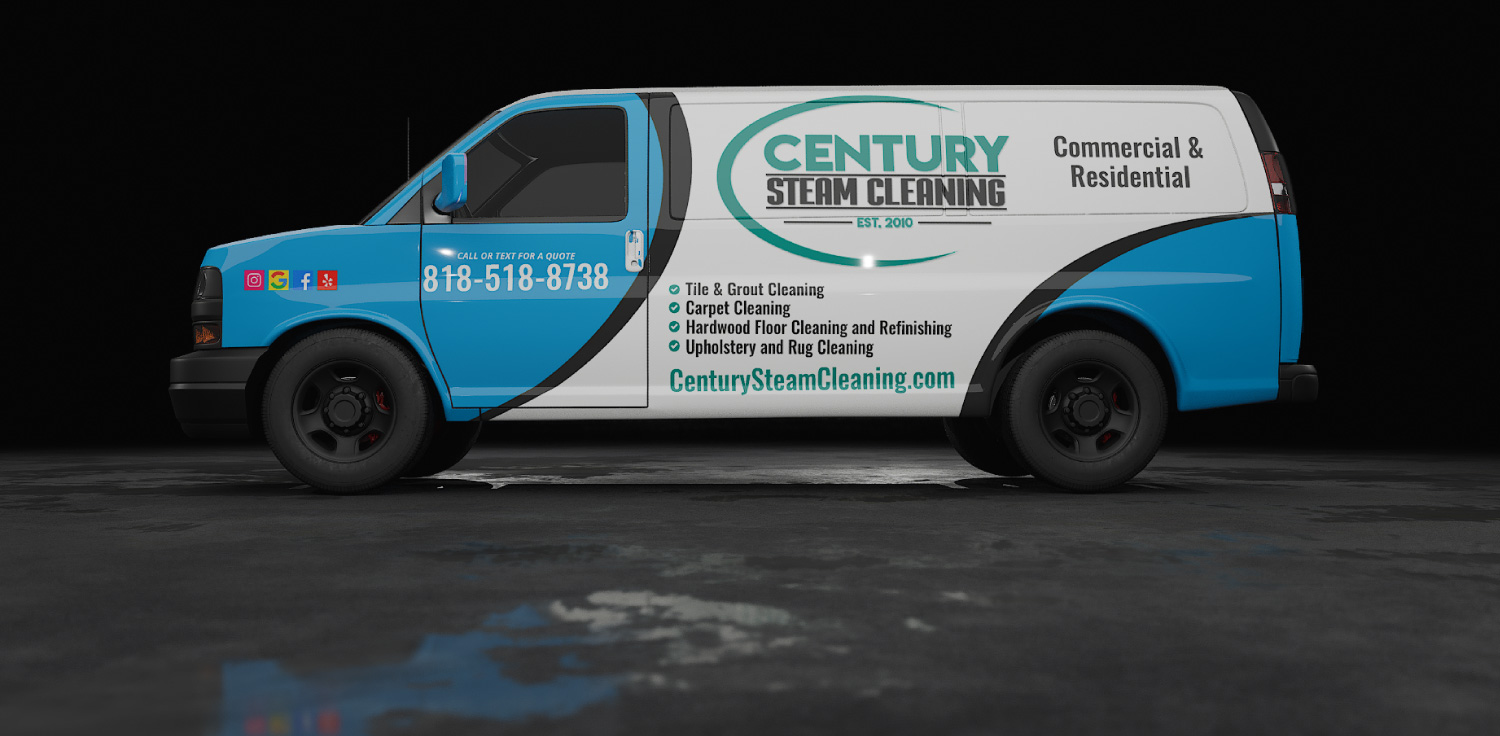Car Wrap Design by Wrapcia for Century Steam Cleaning | Design #37195846