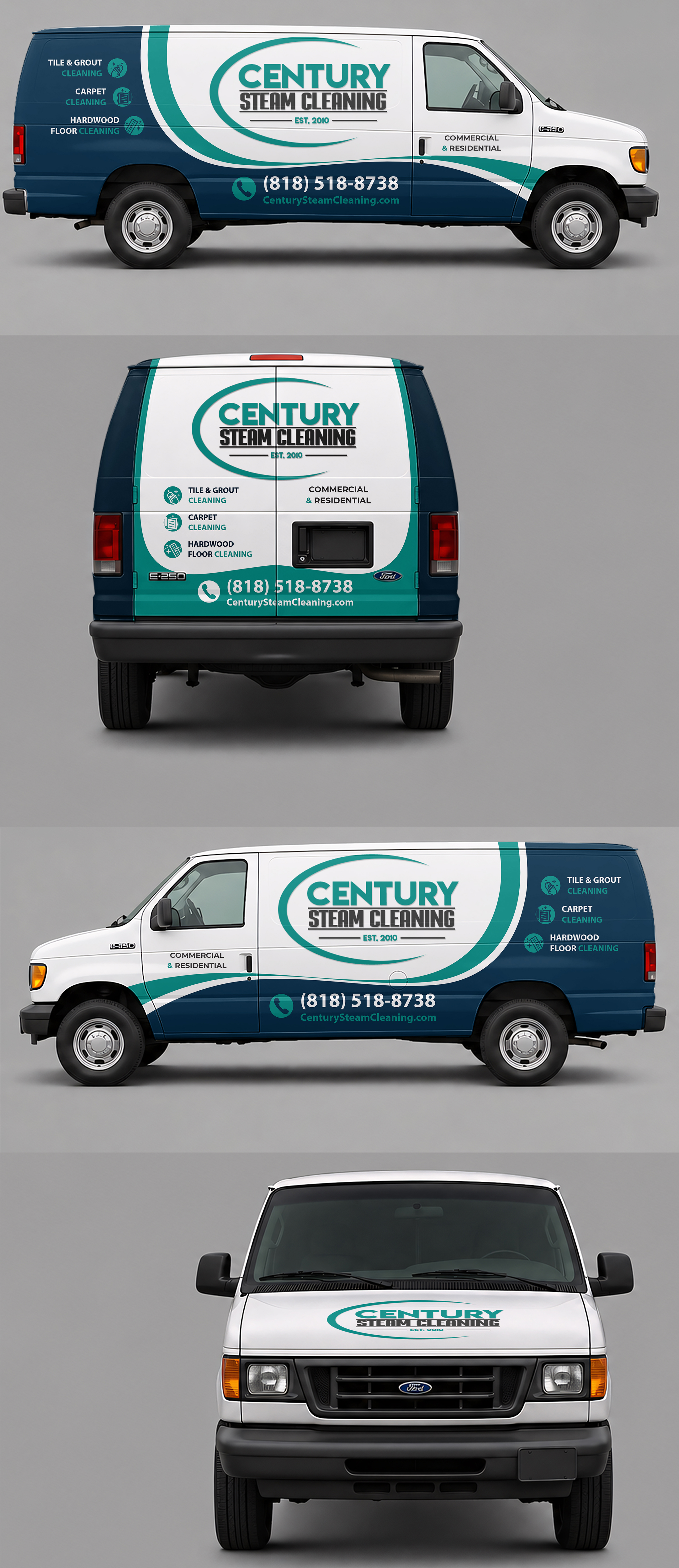 Car Wrap Design by rajagee for Century Steam Cleaning | Design #37199074