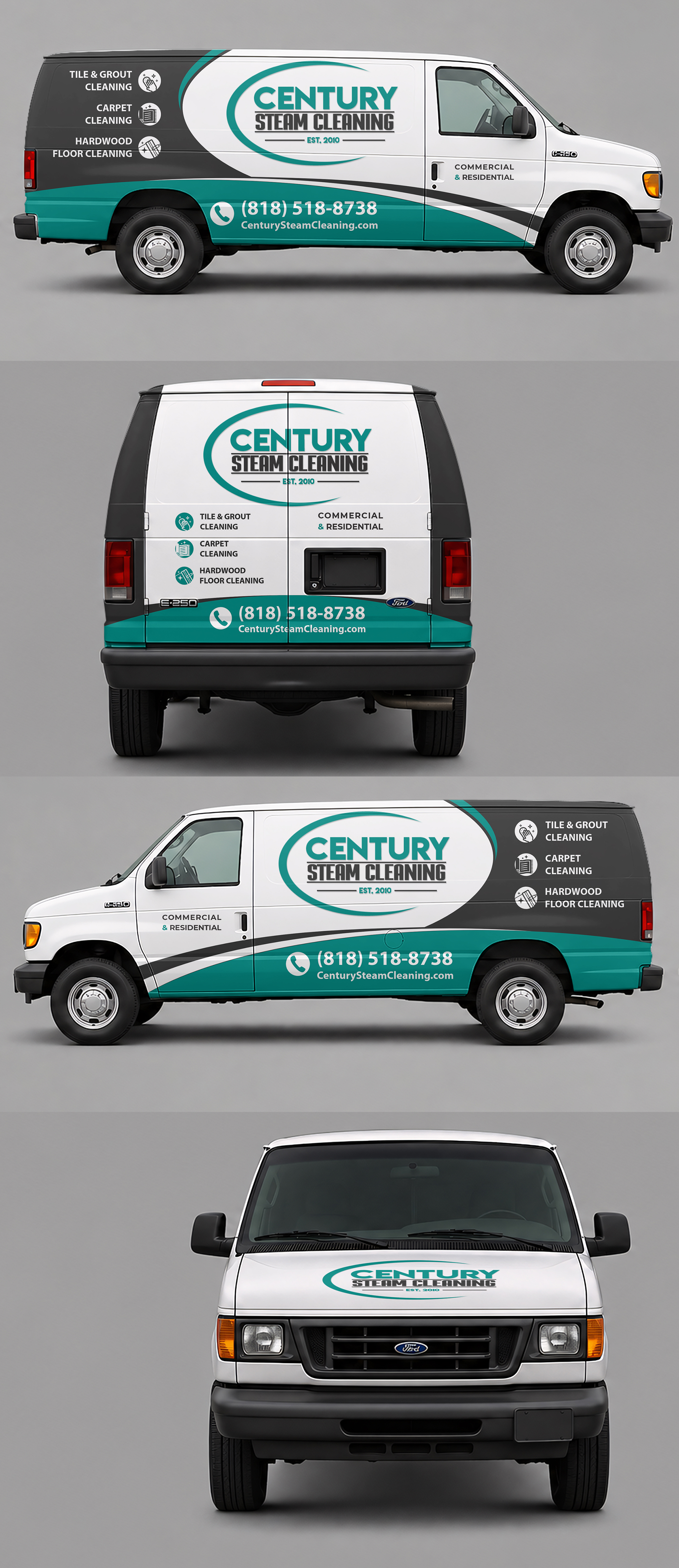 Car Wrap Design by rajagee for Century Steam Cleaning | Design #37199316