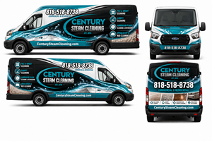 Car Wrap Design by PavanPrajapati for Century Steam Cleaning | Design: #37201678