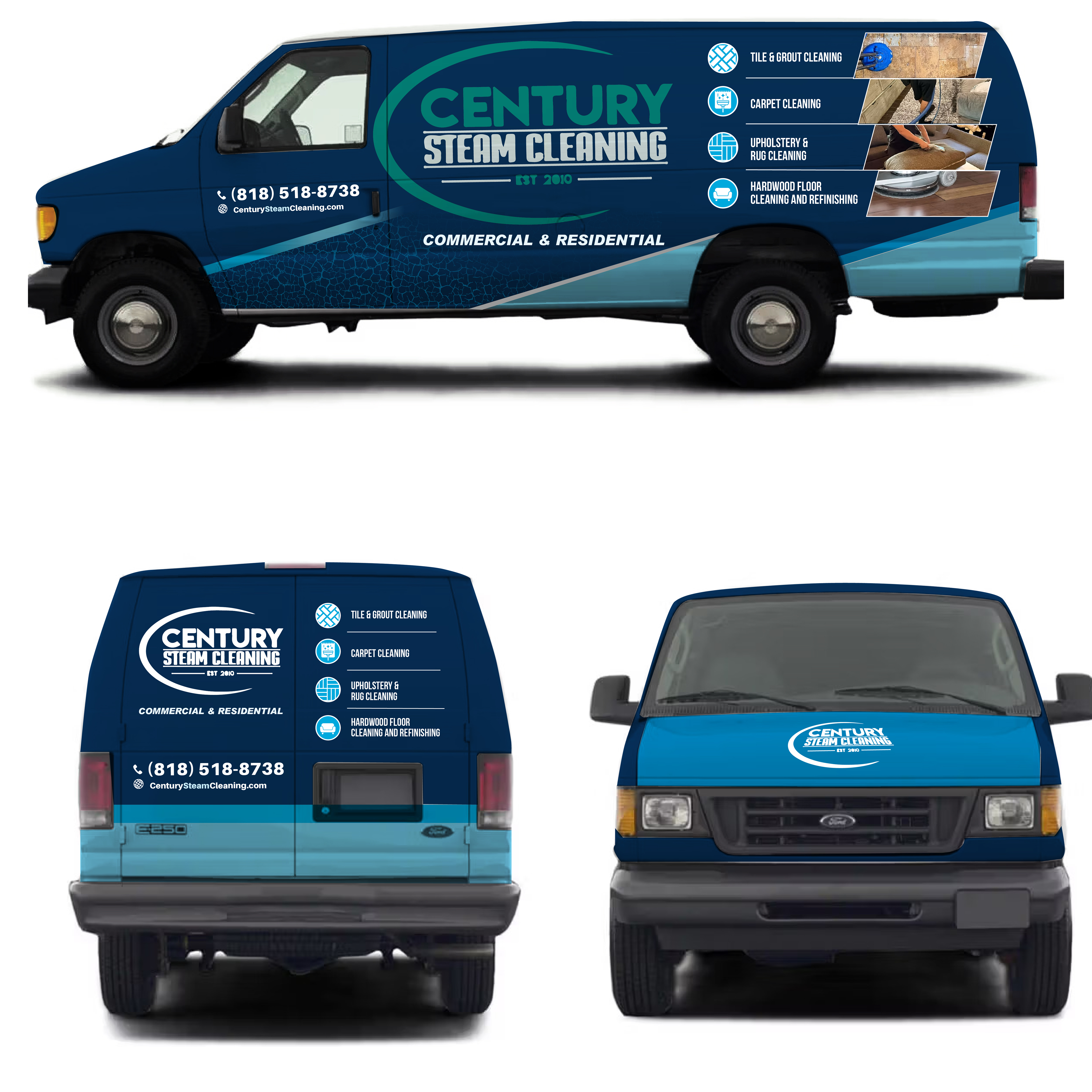 Car Wrap Design by Javelin Studio for Century Steam Cleaning | Design #37203009