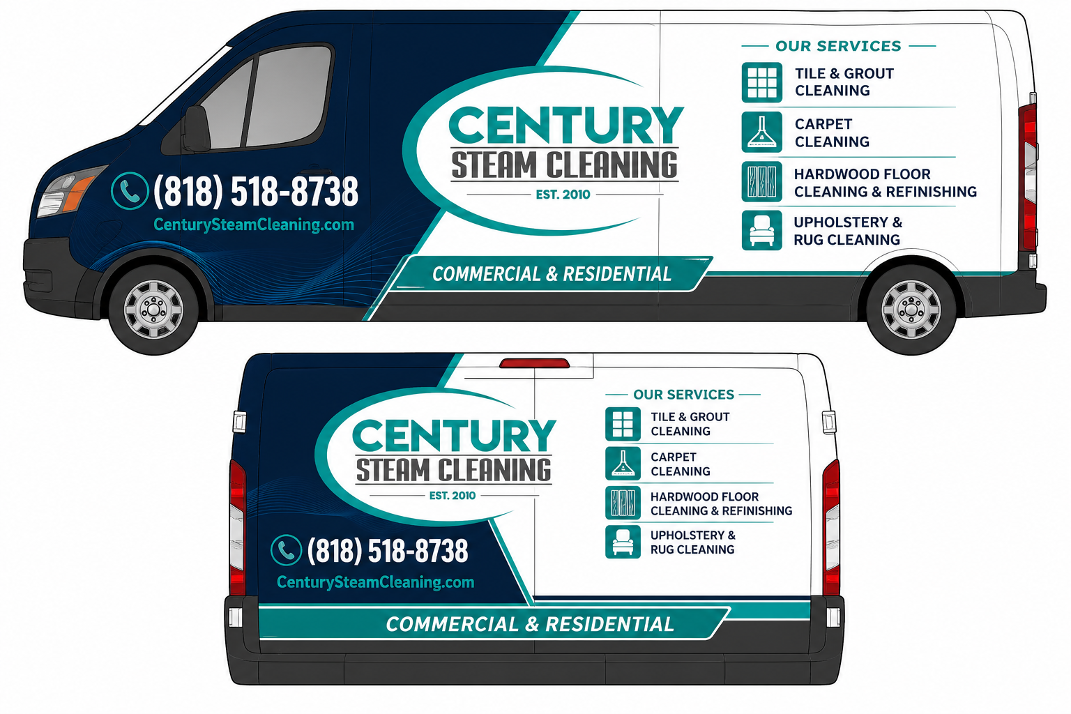 Car Wrap Design by Design92 for Century Steam Cleaning | Design #37208385