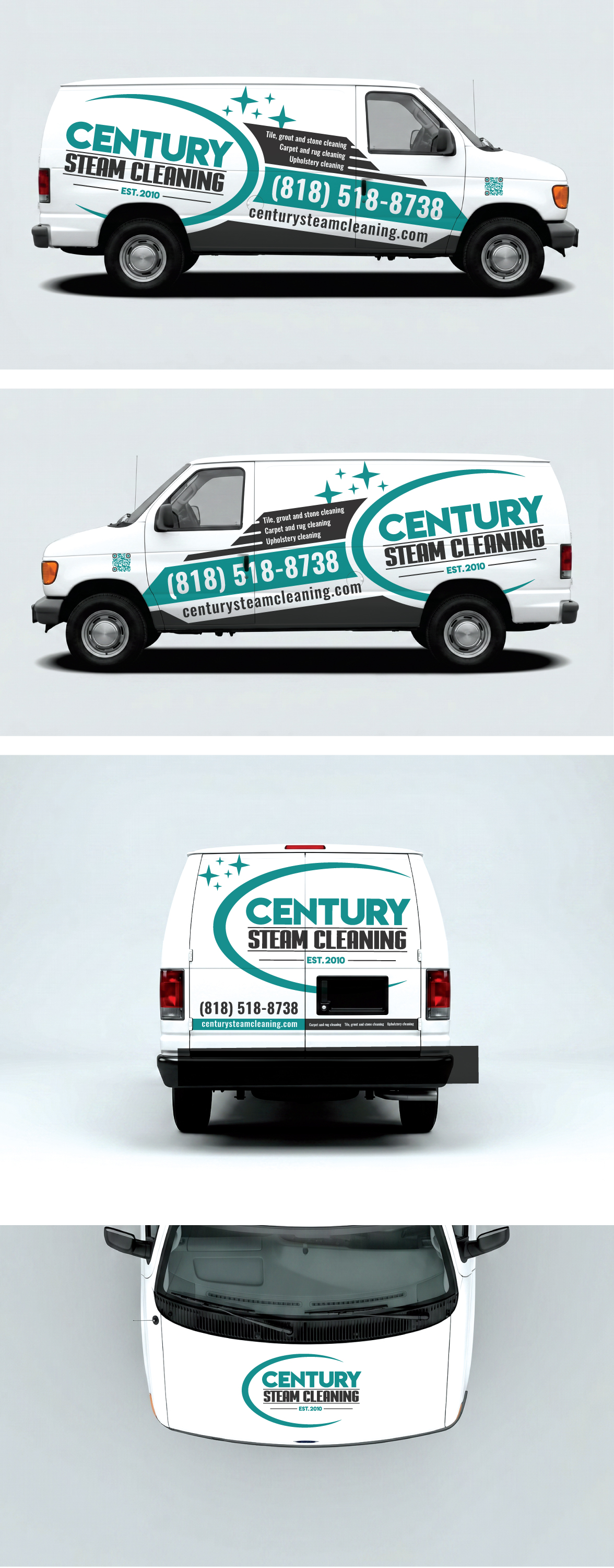 Car Wrap Design by Ibrahim Akash for Century Steam Cleaning | Design #37180360
