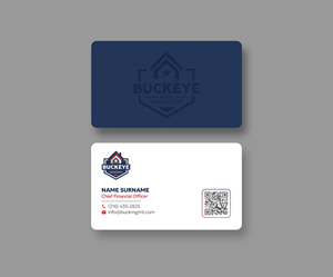 Design de Carte de Visite par Andrés Sebastián pour Buckeye State Management | Design : #37182144