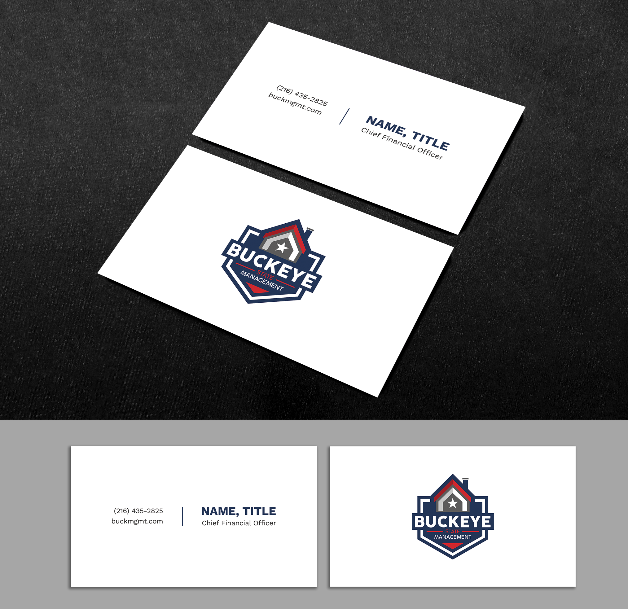 Business Card Design by SM~ Designer for Buckeye State Management | Design #37207325