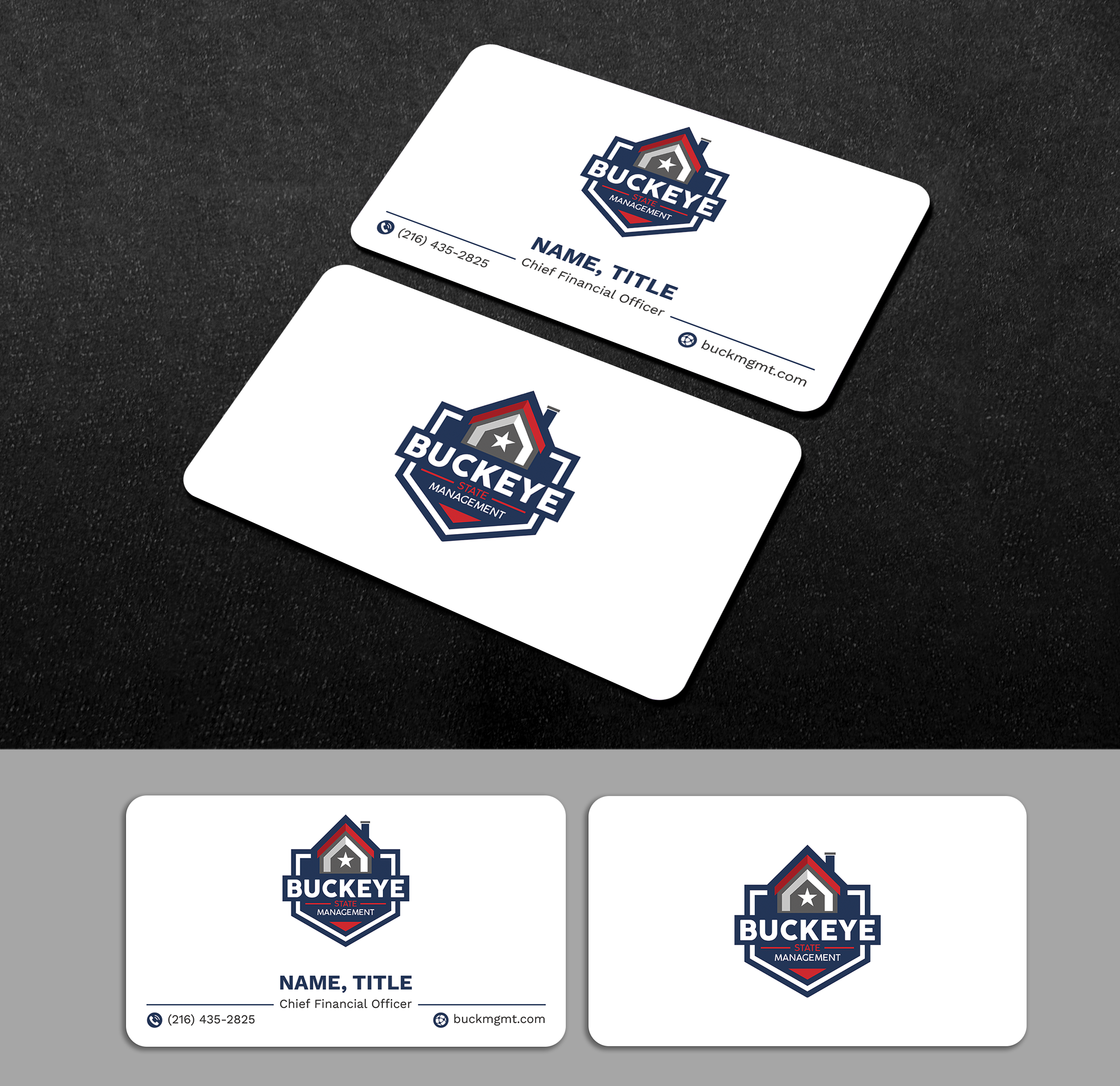 Business Card Design by SM~ Designer for Buckeye State Management | Design #37207483